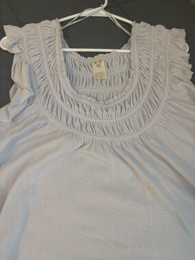 Free People Smocked Off the Shoulder Top - Lilac